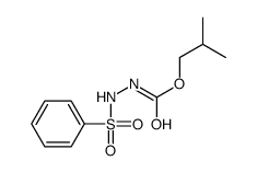 2-methylpropyl N-(benzenesulfonamido)carbamate Structure