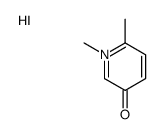 1,6-dimethylpyridin-1-ium-3-ol,iodide结构式