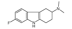 7-fluoro-N,N-dimethyl-2,3,4,9-tetrahydro-1H-carbazol-3-amine Structure