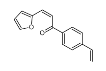 1-(4-ethenylphenyl)-3-(furan-2-yl)prop-2-en-1-one Structure