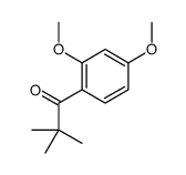 1-(2,4-dimethoxyphenyl)-2,2-dimethylpropan-1-one结构式