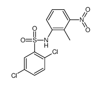 2,5-dichloro-N-(2-methyl-3-nitrophenyl)benzenesulfonamide Structure