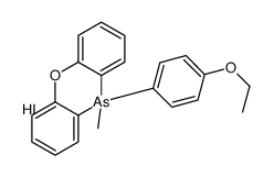 10-(4-ethoxyphenyl)-10-methylphenoxarsinin-5-ium,iodide Structure