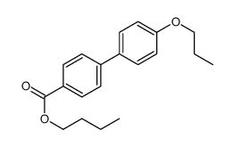 butyl 4-(4-propoxyphenyl)benzoate Structure