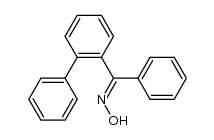 biphenyl-2-yl(phenyl)methanone oxime结构式