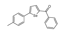 [5-(4-methylphenyl)selenophen-2-yl]-phenylmethanone Structure