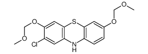 2-chloro-3,7-bis(methoxymethoxy)-10H-phenothiazine结构式