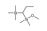 methoxy-dimethyl-(1-trimethylsilylpropyl)silane Structure