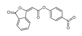 (4-nitrophenyl) 2-(3-oxo-2-benzofuran-1-ylidene)acetate结构式