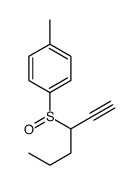 1-hex-1-yn-3-ylsulfinyl-4-methylbenzene结构式