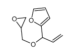 2-[1-(oxiran-2-ylmethoxy)prop-2-enyl]furan结构式
