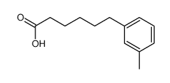 6-M-tolyl-hexanoic acid structure