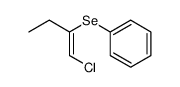 Z-1-Chlor-2-phenylseleno-1-buten Structure