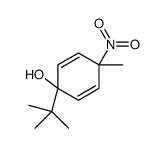 1-tert-butyl-4-methyl-4-nitrocyclohexa-2,5-dien-1-ol Structure