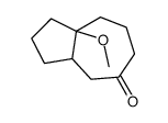 (3aR,8aR)-8a-methoxy-1,2,3,3a,4,6,7,8-octahydroazulen-5-one结构式