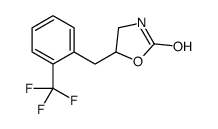 5-[[2-(trifluoromethyl)phenyl]methyl]-1,3-oxazolidin-2-one结构式