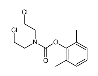 (2,6-dimethylphenyl) N,N-bis(2-chloroethyl)carbamate Structure