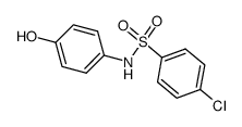 4-chloro-N-(4-hydroxyphenyl)benzenesulfonamide结构式