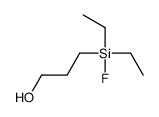 3-[diethyl(fluoro)silyl]propan-1-ol结构式