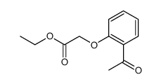 ethyl 2-(2-acetylphenoxy)acetate structure