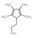 tetramethyl(n-propyl)cyclopentadiene Structure