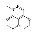 4,5-diethoxy-2-methylpyridazin-3-one结构式