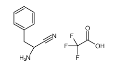 (2R)-2-Amino-3-phenylpropanenitrile trifluoroacetate (1:1)结构式