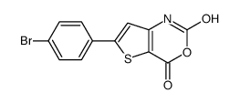 6-(4-bromophenyl)-1H-thieno[3,2-d][1,3]oxazine-2,4-dione结构式