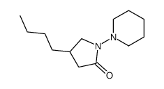 4-butyl-1-piperidin-1-ylpyrrolidin-2-one Structure