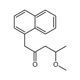 4-methoxy-1-naphthalen-1-ylpentan-2-one结构式