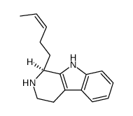 1-pent-3-enyl-2,3,4,9-tetrahydro-1H-β-carboline Structure