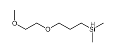 3-(2-methoxyethoxy)propyl-dimethylsilane Structure