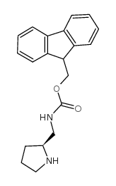 (S)-2-n-Fmoc-氨基甲基吡咯烷结构式