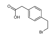 2-[4-(2-bromoethyl)phenyl]acetic acid结构式