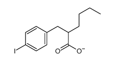 PARA-IODOBENZYLHEXANOATE structure