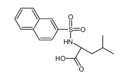 (2S)-4-methyl-2-(naphthalen-2-ylsulfonylamino)pentanoic acid Structure