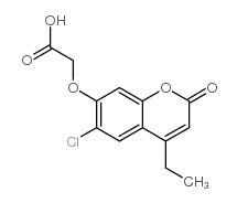 (6-chloro-4-ethyl-2-oxo-2h-chromen-7-yloxy)-acetic acid picture