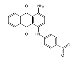 1-amino-4-(4-nitrophenylamino)anthraquinone Structure