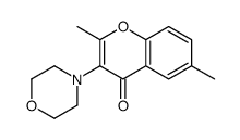 2,6-dimethyl-3-morpholin-4-ylchromen-4-one结构式