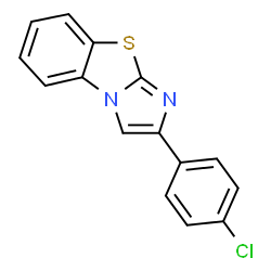 2-(4-CHLOROPHENYL)IMIDAZO[2,1-B][1,3]BENZOTHIAZOLE结构式