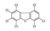 1,2,3,4,6,7,9-HEPTACHLORODIPHENYLENEOXIDE结构式