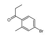 1-(4-bromo-2-methylphenyl)propan-1-one structure