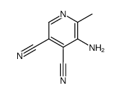 3,4-Pyridinedicarbonitrile,5-amino-6-methyl- structure