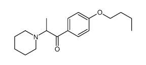 4'-butoxy-2-piperidinopropiophenone结构式