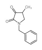 1-benzyl-4-methyl-pyrrolidine-2,3-dione structure