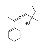 6-(cyclohexen-1-yl)-3-ethylhepta-4,5-dien-3-ol Structure