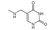 5-methylaminomethyl-1H-pyrimidine-2,4-dione Structure