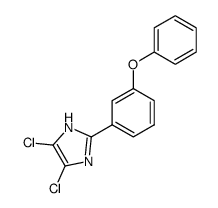 4,5-dichloro-2-(3-phenoxyphenyl)-1H-imidazole Structure