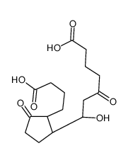 7-hydroxy-5,11-dioxotetranorprostane-1,16-dioic acid结构式