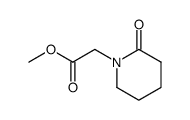 (2-Oxo-1-piperidinyl)essigsaeure-methylester Structure